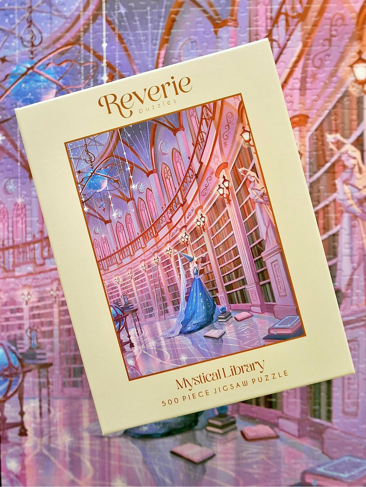 Mystical Library 500 Piece Jigsaw Puzzle – Reverie Puzzles