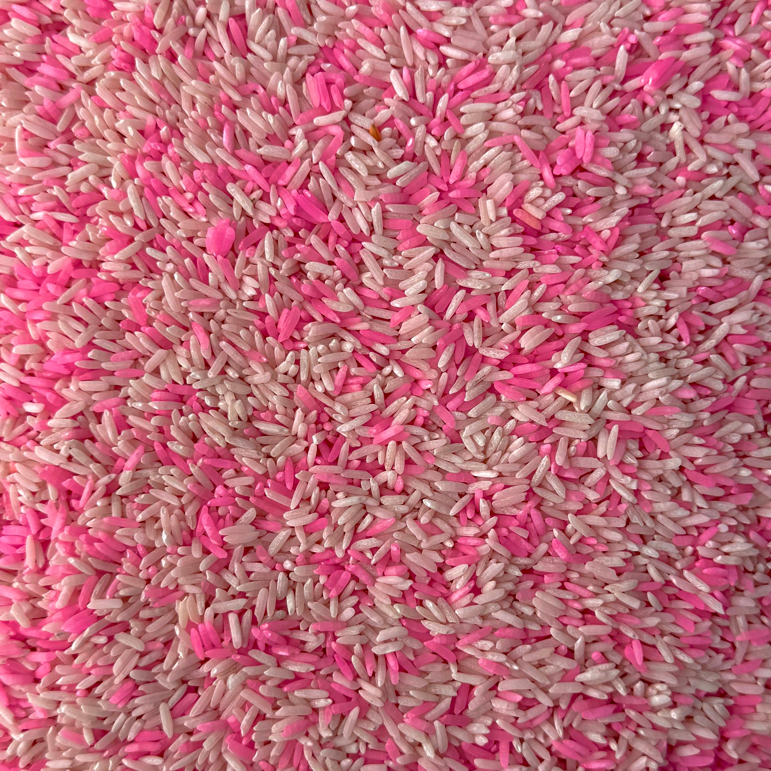 Petal Picnic Pink Rice Sensory Base - Honey Hollow