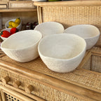 White Felt Bowls - Playtisserie
