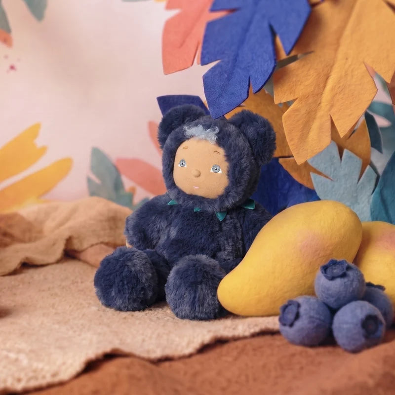 Blueberry Bear Cozy Dinkum Doll - Olli Ella