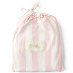 Petal Stripe Organic Fitted Cot Sheet - Fox & Fallow