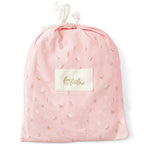 Dusty Roses Organic Fitted Cot Sheet - Fox & Fallow