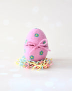 Yellow Ducking Felt Surprise Egg - Tara Treasures