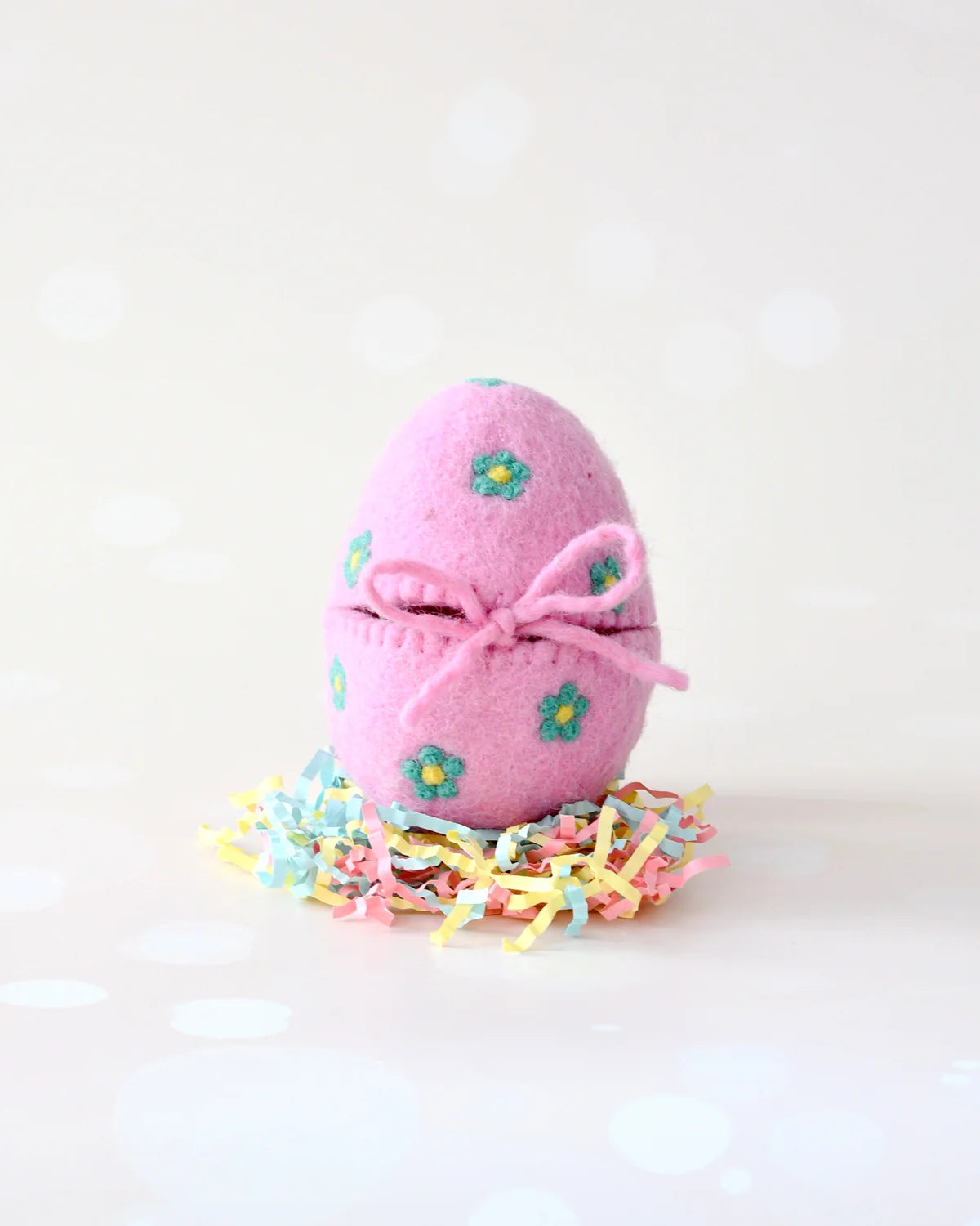 Yellow Ducking Felt Surprise Egg - Tara Treasures