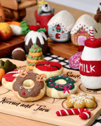 Reindeer Salted Pretzel Felt Donut - Tara Treasures