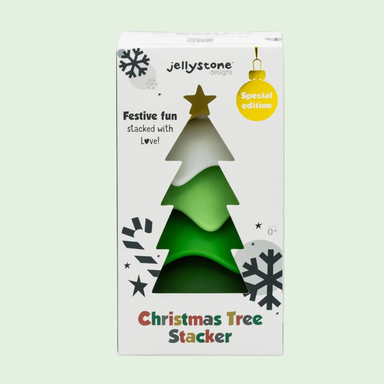 Christmas Tree Silicone Stacker - Jellystone Designs
