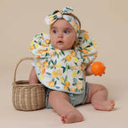 Citrus Squeeze Frill Snuggle Bib - Snuggly Hunny