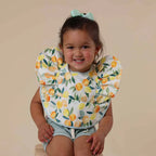 Citrus Squeeze Frill Snuggle Bib - Snuggly Hunny