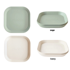 Mushie | Square Dinnerware Plates | 2 Pack