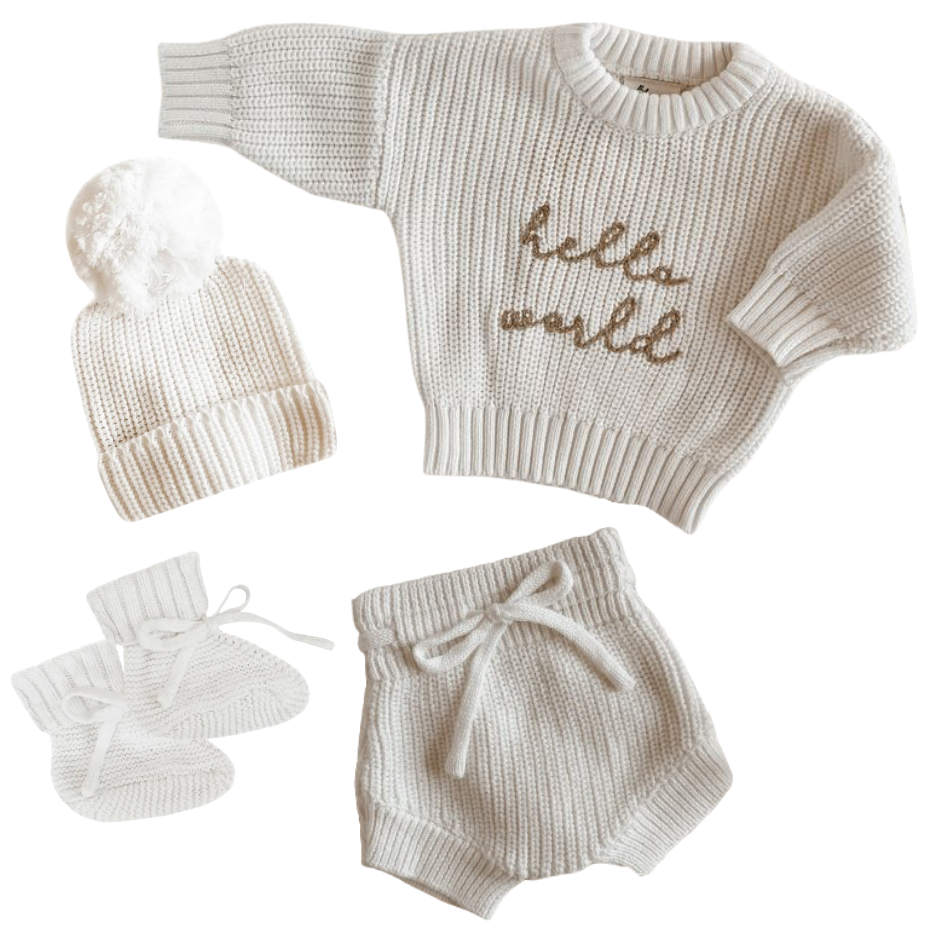 Hello World - Set w/ Beanie | Announcement Bundle