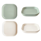 Mushie | Square Dinnerware Plates | 2 Pack