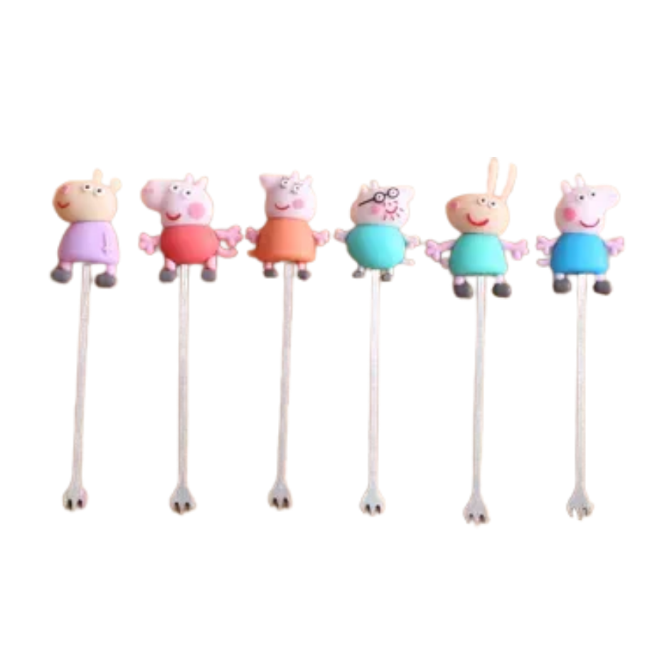 Food Picks - Peppa Pig (6 Pieces)