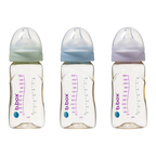 b.box baby bottle 240ml made from medical-grade PPSU with anti-colic silicone teat