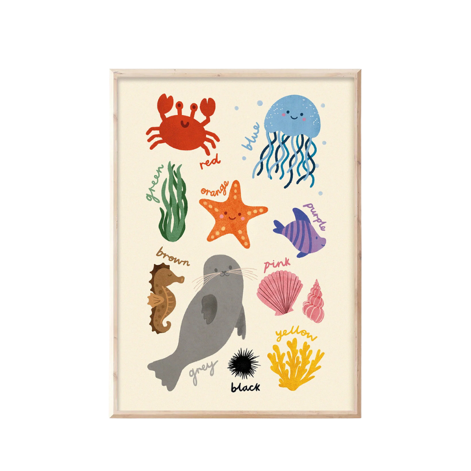 Underwater Colours | A3 Print