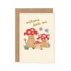 Greeting Card | Welcome Little One Mushroom