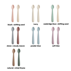 Mushie | Silicone Feeding Spoons | 2 Pack