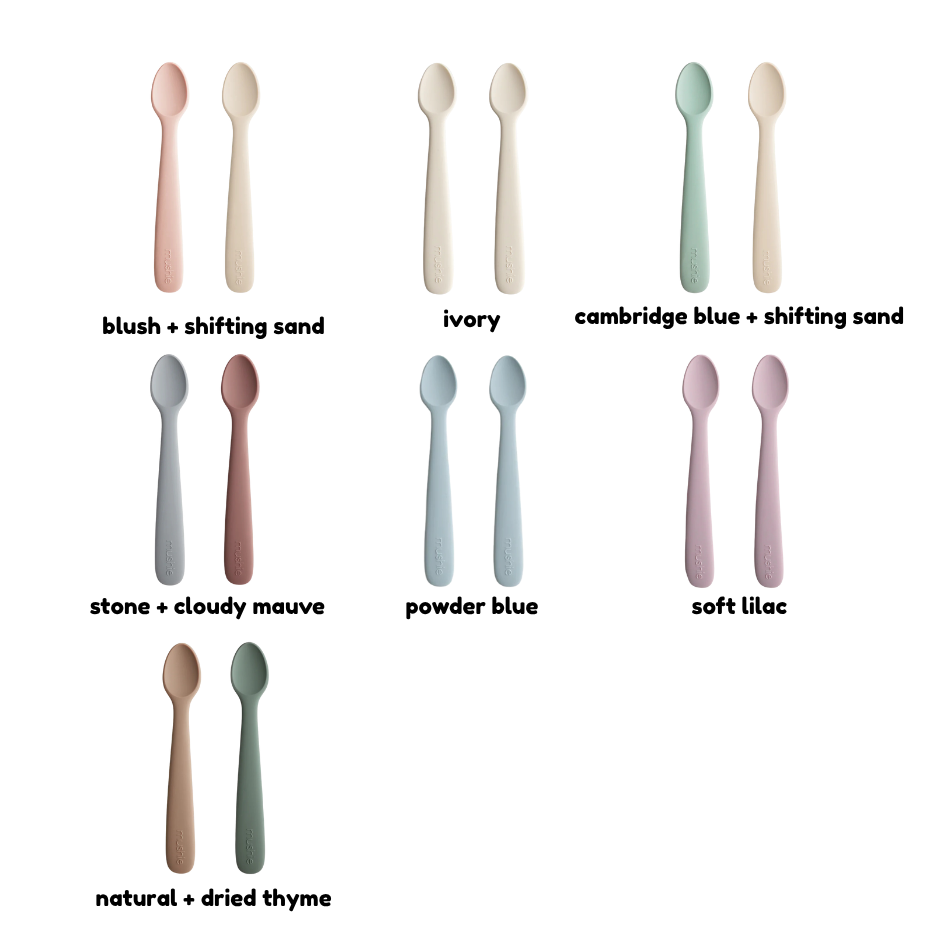 Silicone Feeding Spoons - 2 Pack