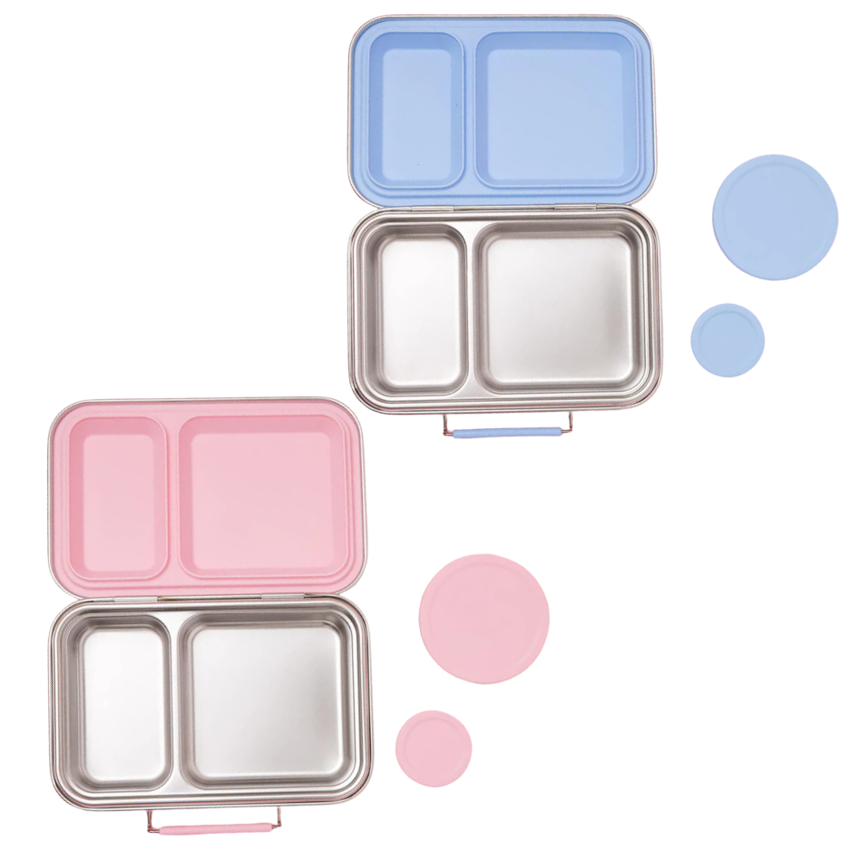 Two Compartment Lunchbox + Snack Pots