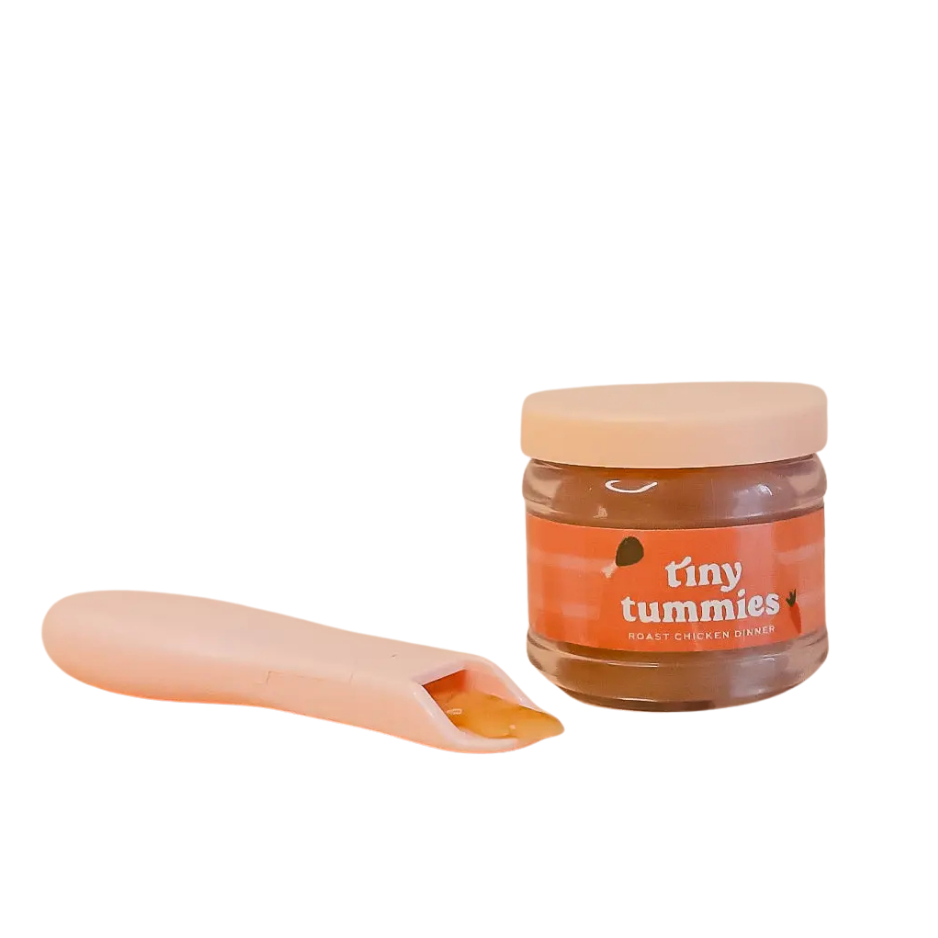 Tiny Tummies | Roast Chicken Dinner Food Jar + Spoon Set