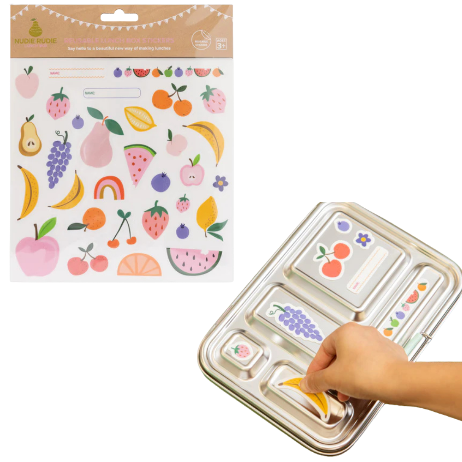 Reusable Lunch Box Stickers | Tutti Frutti