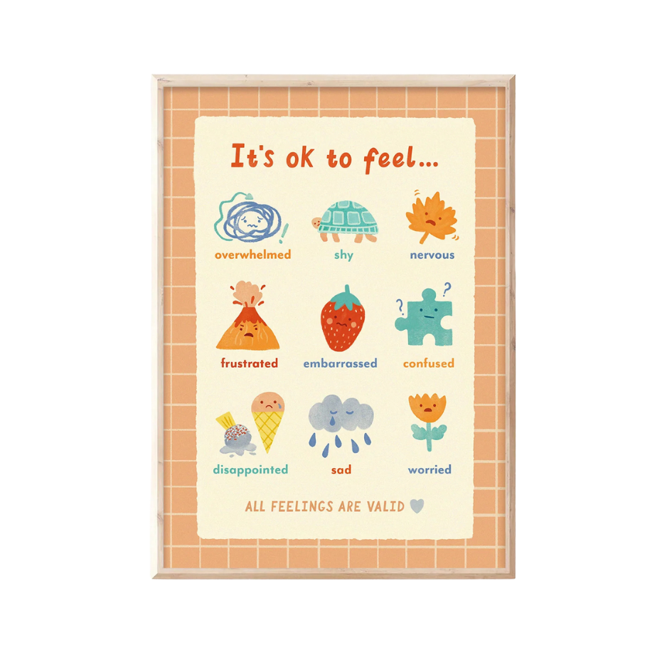 It's Ok to Feel | A3 Print