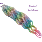 Long Mermaid Wave Extension | Pastel Rainbow | 24"