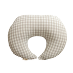 Nursing Pillow + Cover - Moon Shape | Gingham