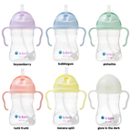 b.box sippy cup range showing weighted straw design and leak-proof lid