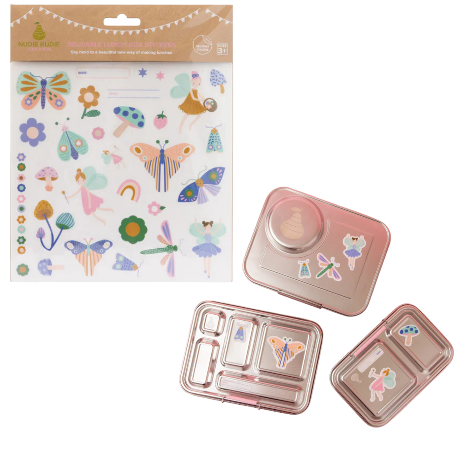 Reusable Lunch Box Stickers | Fairy Garden Magic