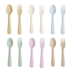 Mushie | Dinnerware Fork + Spoon Set