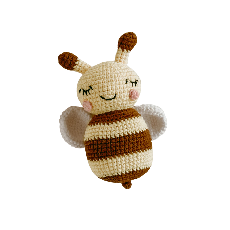 Crochet Rattle | Honey Bee