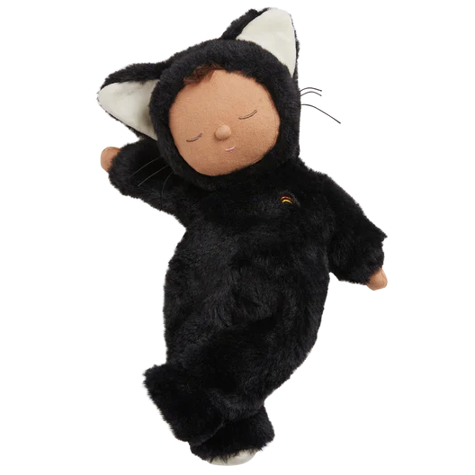 Olli Ella Cozy Dinkum Cat Nox black plush doll soft toy
