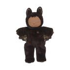 Olli Ella Cozy Dinkum bat doll dark umber soft toy

