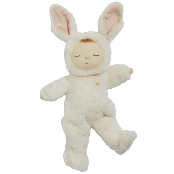Moppet Soft Beige Bunny Cozy Dinkum doll Olli Ella plush bunny toy
