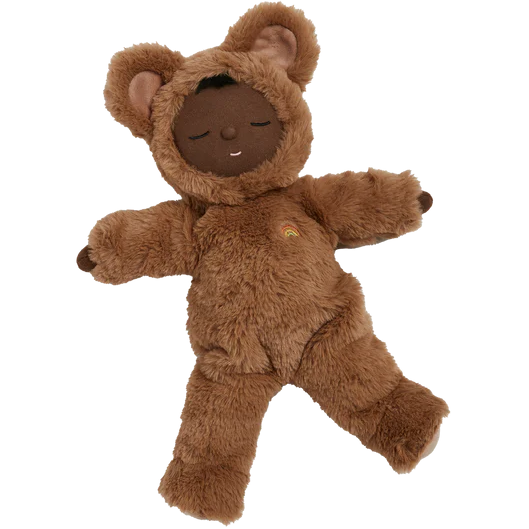Mini Teddy Caramel Cozy Dinkum doll Olli Ella plush teddy baby toy
