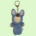 Olli Ella Bunny Twiggy bag charm soft plush bunny keychain
