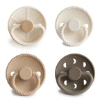 FRIGG Pacifiers | Silicone 4-Pack | Crystal Sparkle