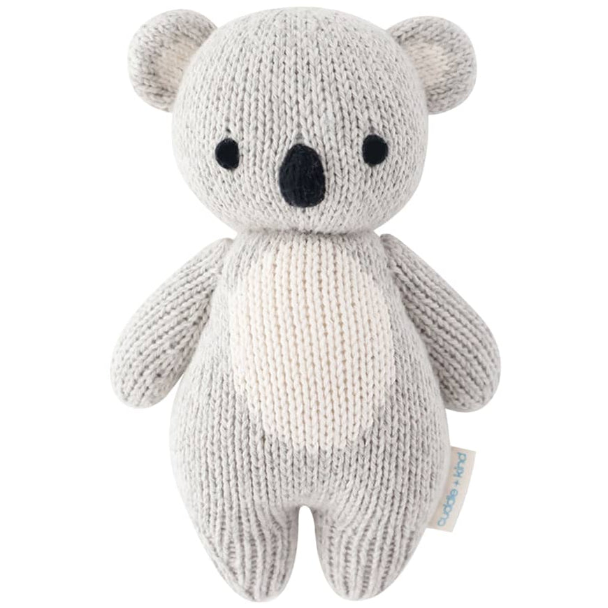 Baby Koala hand-knit doll by Cuddle + Kind