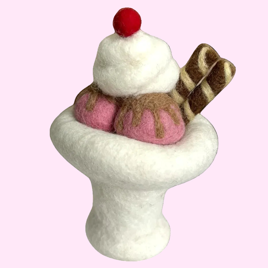 Strawberry Felt Sundae - Playtisserie