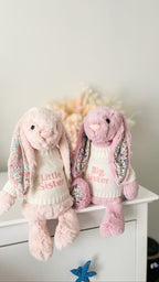 Personalised Medium Plush White Jumper