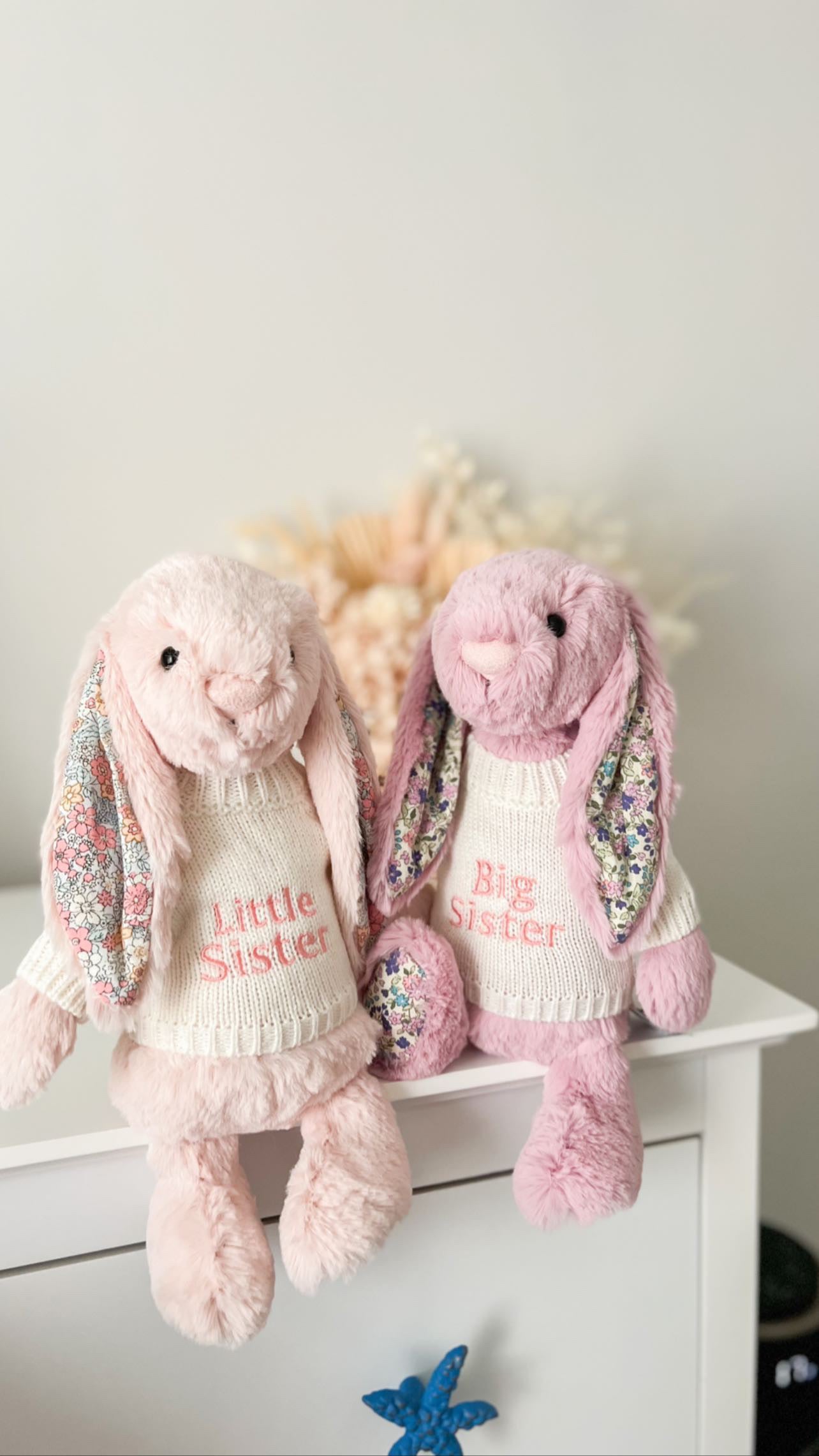 Personalised Medium Plush White Jumper