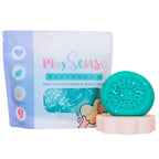 Image of dough by the brand playsense. Great for sensory play and being creative, also fine motor development. Dough is non toxic with all natural ingredients so safe for little hands. Colour and scent glitter teal sour lolly