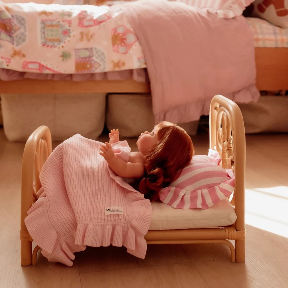 Powder Pink Doll Bedding Set - SALLI Collective