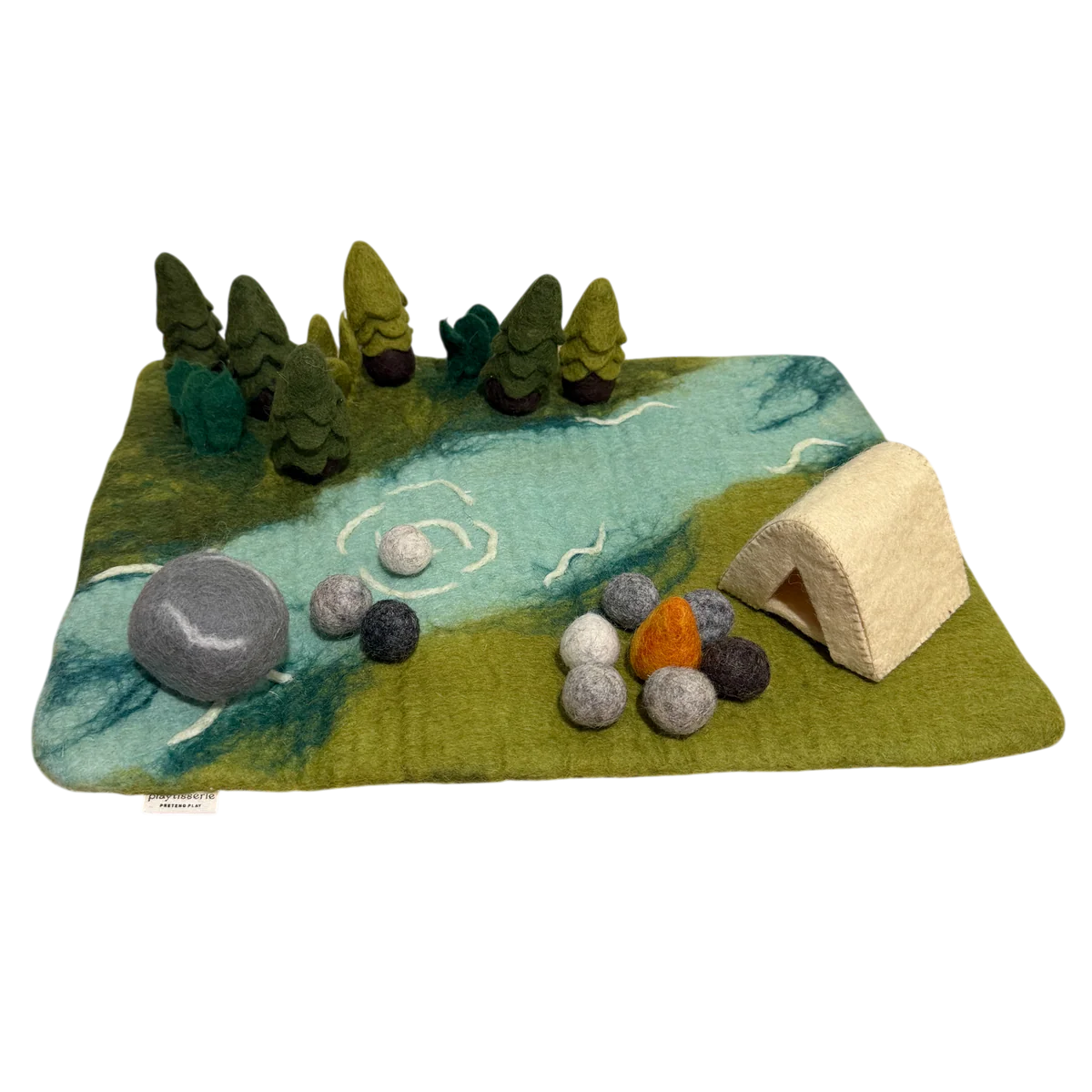 Camping Felt Play Mat & Accessories Bundle - Playtisserie