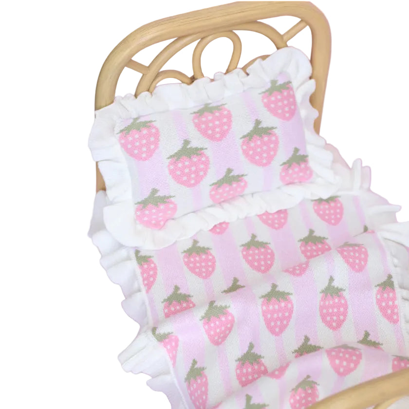 Strawberry Doll Bedding Set - SALLI Collective