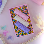 Image of eco textured dough roller designed with fun patterns and to be used with sensory like playdough or can be used for cooking dough. Textured roller is in the pattern unicorn, fairy and ocean life