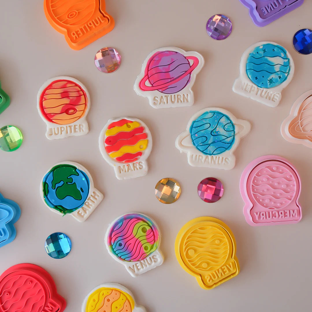 The Planets Stamp & Cutters Set - Playsense