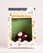 Mushroom Natural Rubber Rattle & Teether/Bath Toy - Tikiri