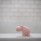 Hippo Natural Rubber Rattle & Teether/Bath Toy - Tikiri