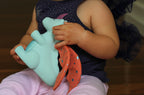 Sunrise Dragon Natural Rubber Rattle & Teether/Bath Toy - Tikiri